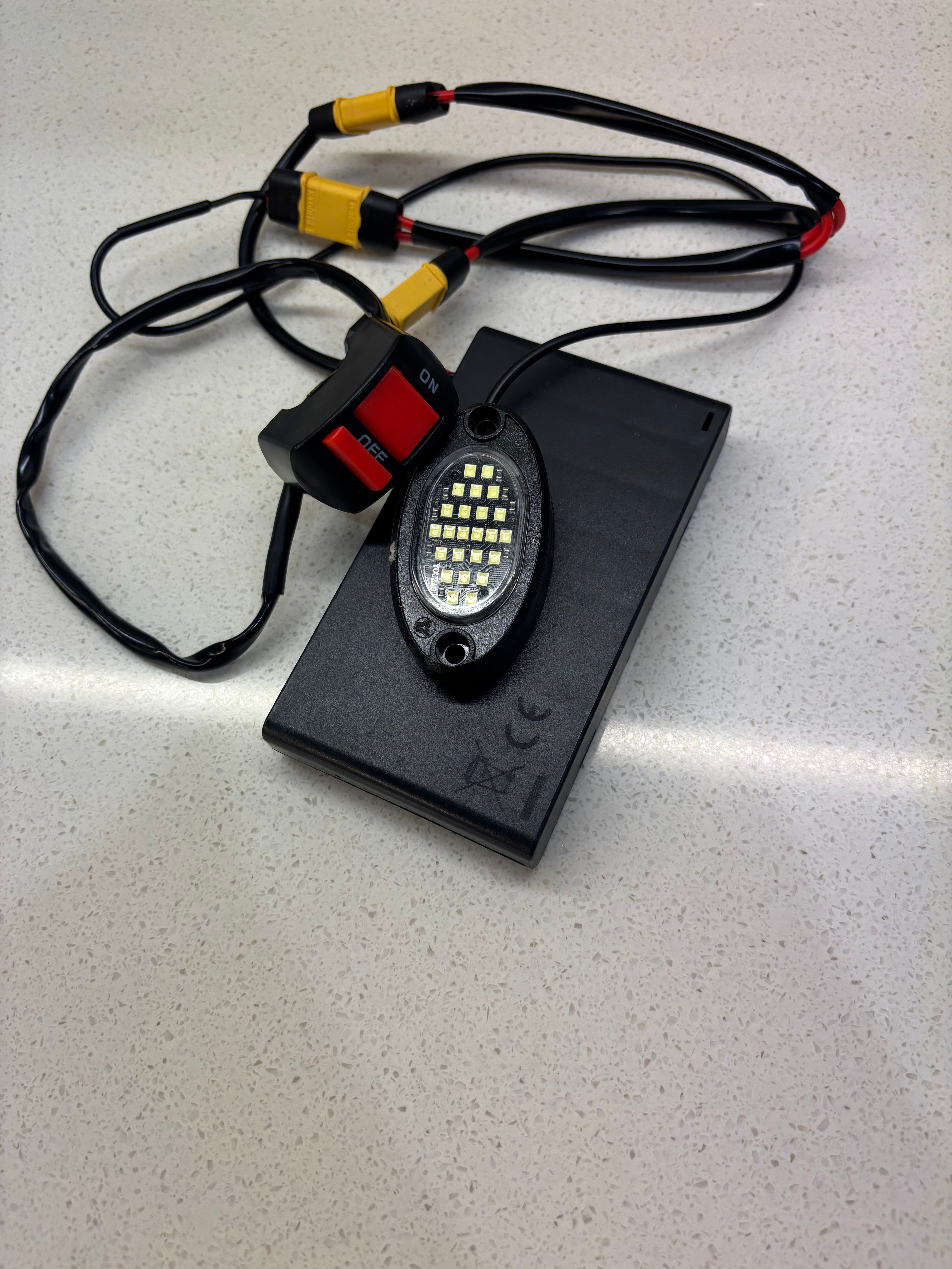 Battery Powered Rock Light